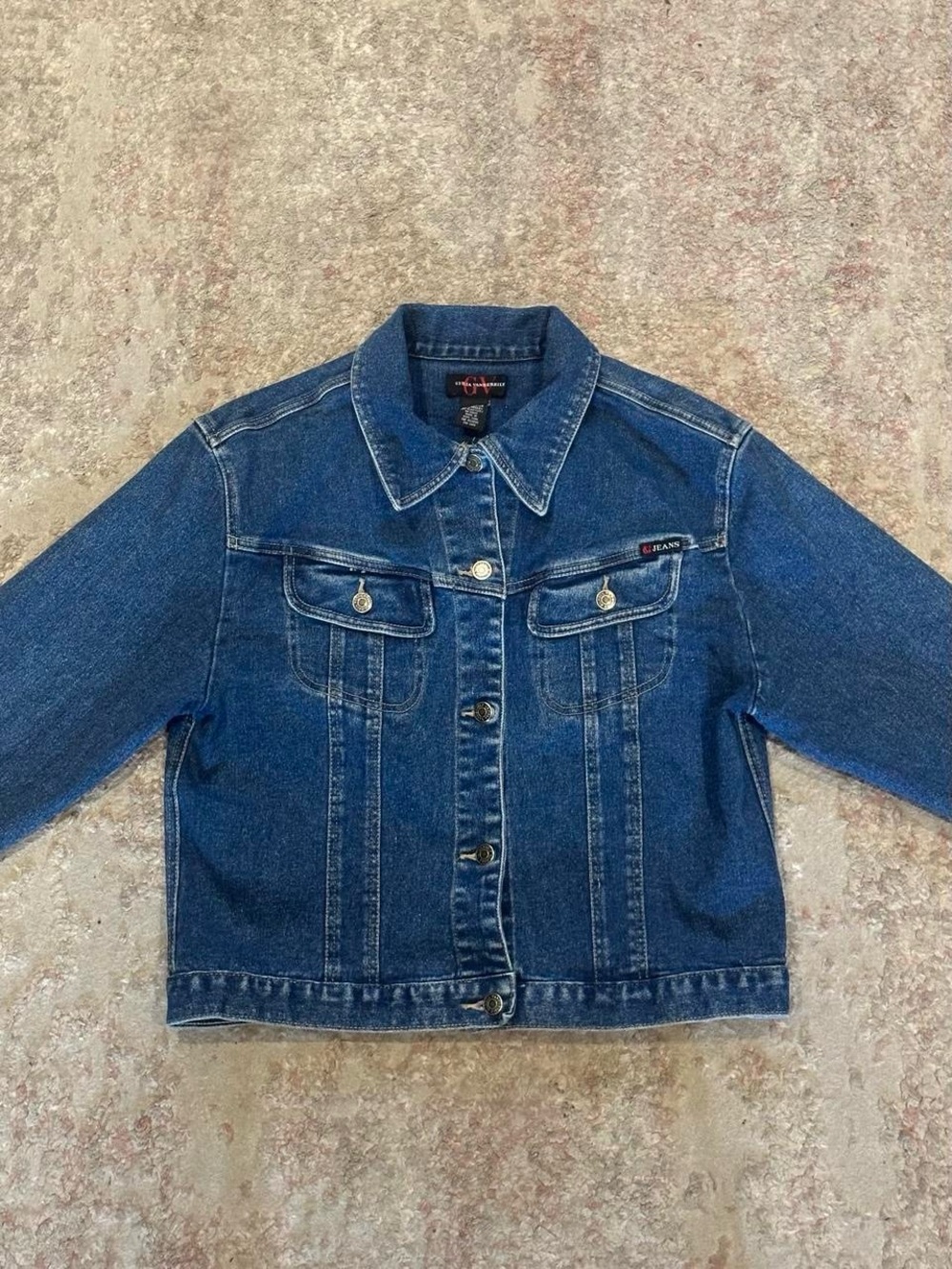 Vintage Y2K Gloria Vanderbilt Cropped Denim Jacket